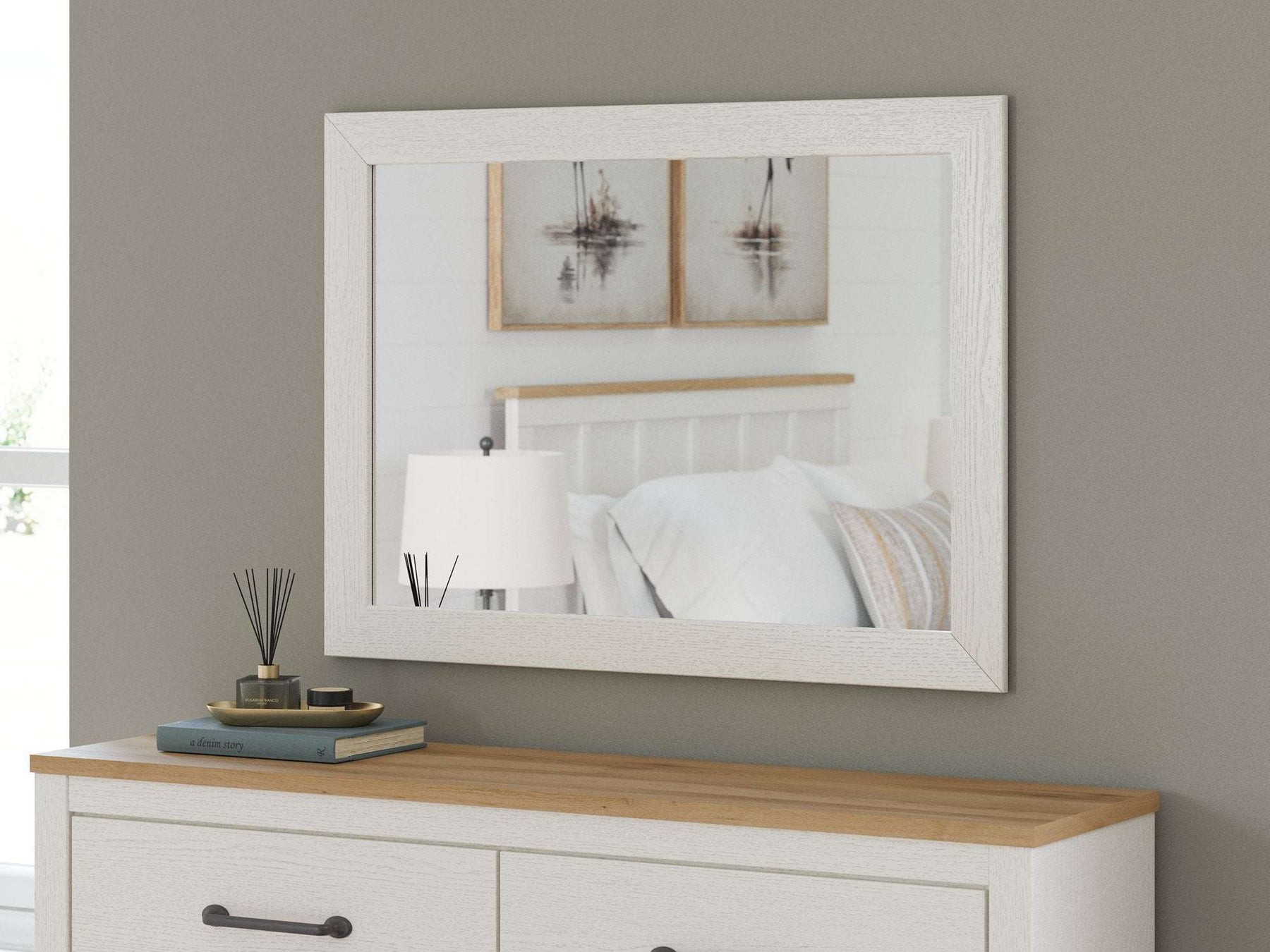 Linnocreek Dresser and Mirror Half Price Furniture