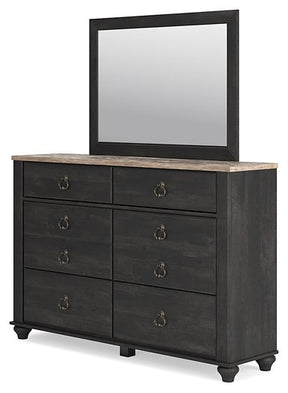 Nanforth Dresser and Mirror Half Price Furniture