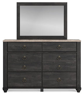 Nanforth Dresser and Mirror Half Price Furniture