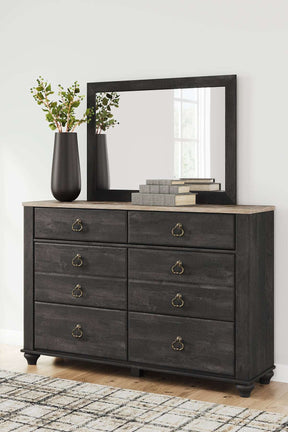 Nanforth Dresser and Mirror Half Price Furniture