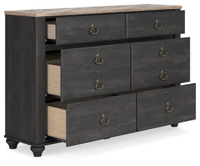 Nanforth Dresser and Mirror Half Price Furniture