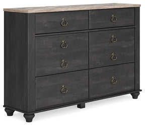 Nanforth Dresser and Mirror Half Price Furniture