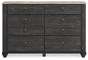 Nanforth Dresser and Mirror Half Price Furniture