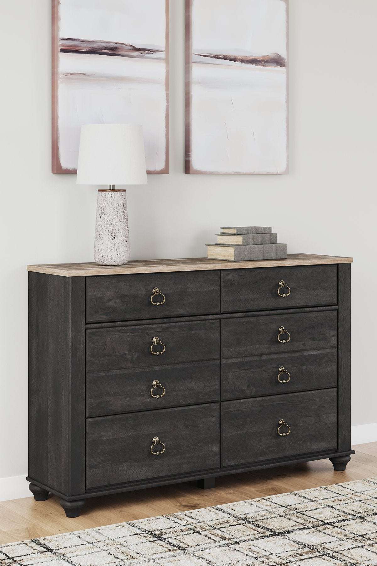 Nanforth Dresser and Mirror Half Price Furniture