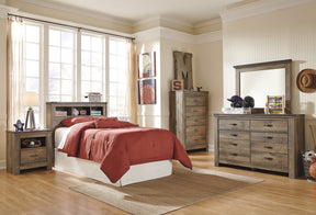 Trinell Youth Bed with 2 Storage Drawers Half Price Furniture