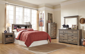 Trinell Youth Bed with 2 Storage Drawers Half Price Furniture