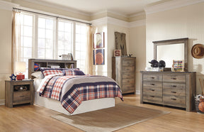 Trinell Youth Bed with 2 Storage Drawers Half Price Furniture