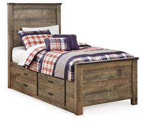 Trinell Youth Bed with 2 Storage Drawers Half Price Furniture
