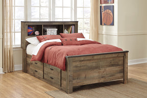 Trinell Youth Bed with 2 Storage Drawers Half Price Furniture