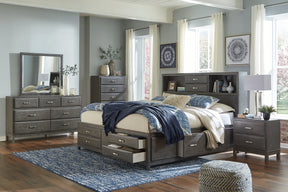 Caitbrook Storage Bed with 8 Drawers Half Price Furniture