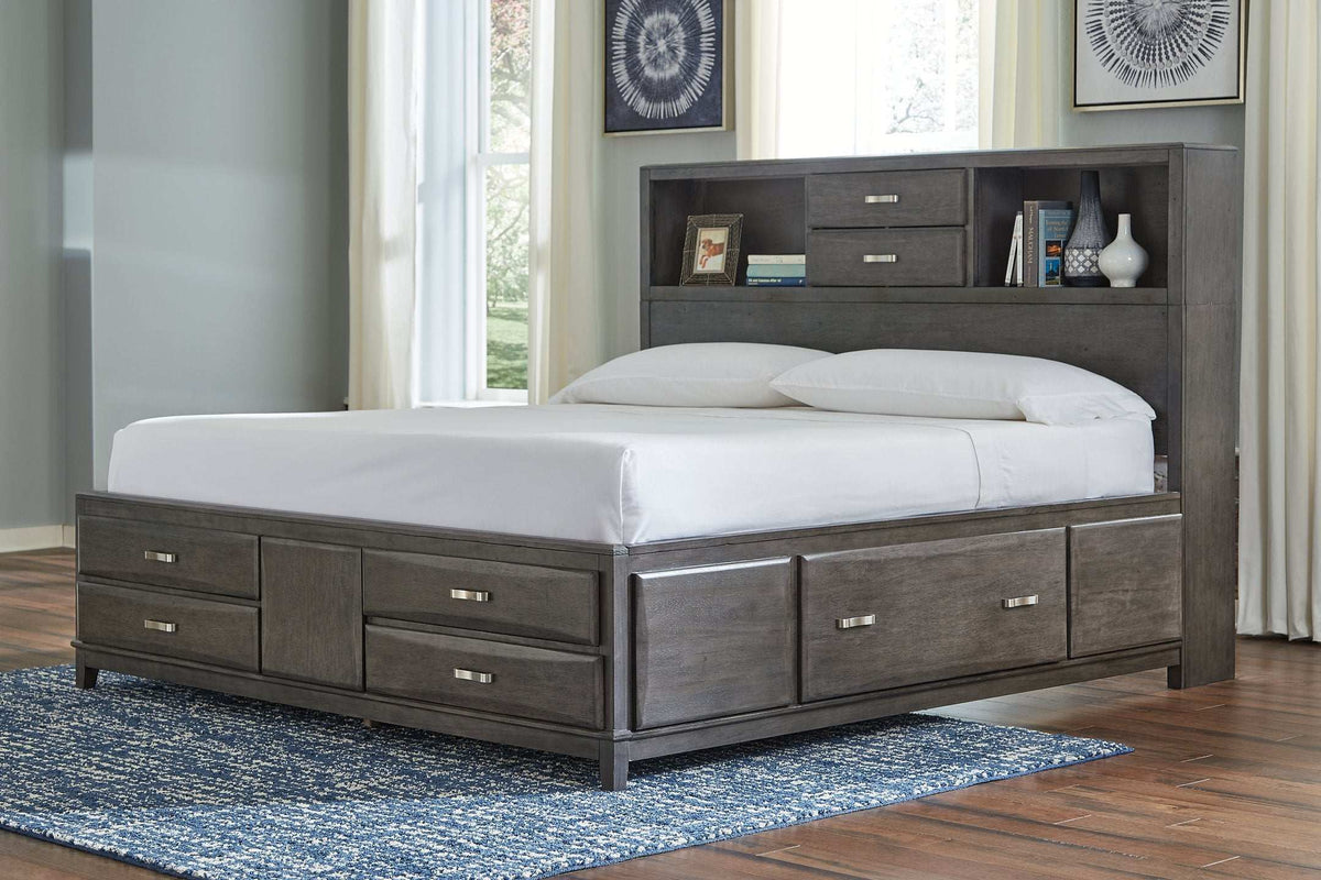 Caitbrook Storage Bed with 8 Drawers Half Price Furniture