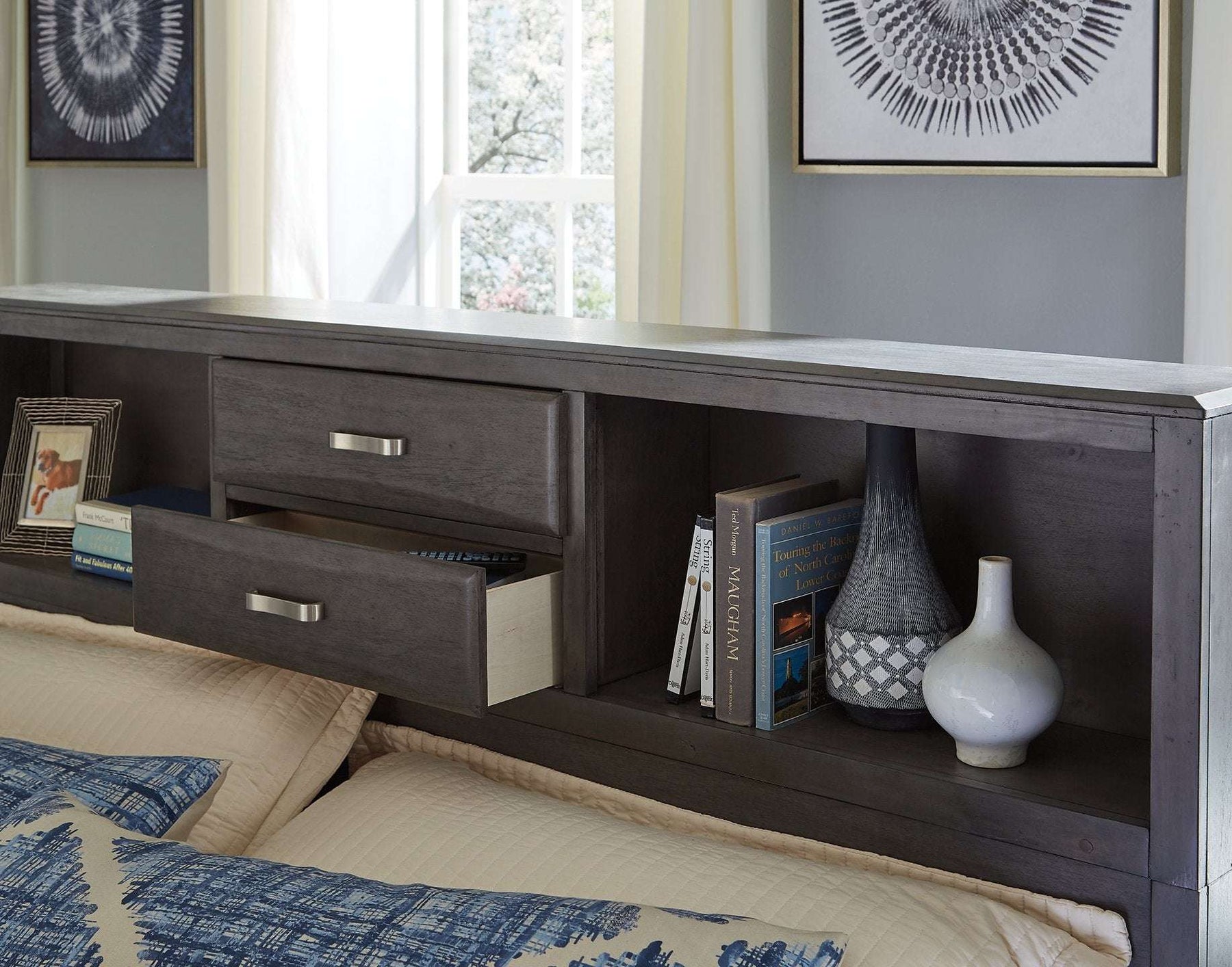 Caitbrook Storage Bed with 8 Drawers Half Price Furniture