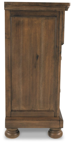 Flynnter Dresser and Mirror - Dresser and Mirror - Half Price Furniture