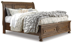 Flynnter Bed with 2 Storage Drawers - Bed - Half Price Furniture