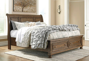 Flynnter Bed with 2 Storage Drawers - Bed - Half Price Furniture