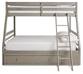 Lettner Youth Bunk Bed with 1 Large Storage Drawer Half Price Furniture