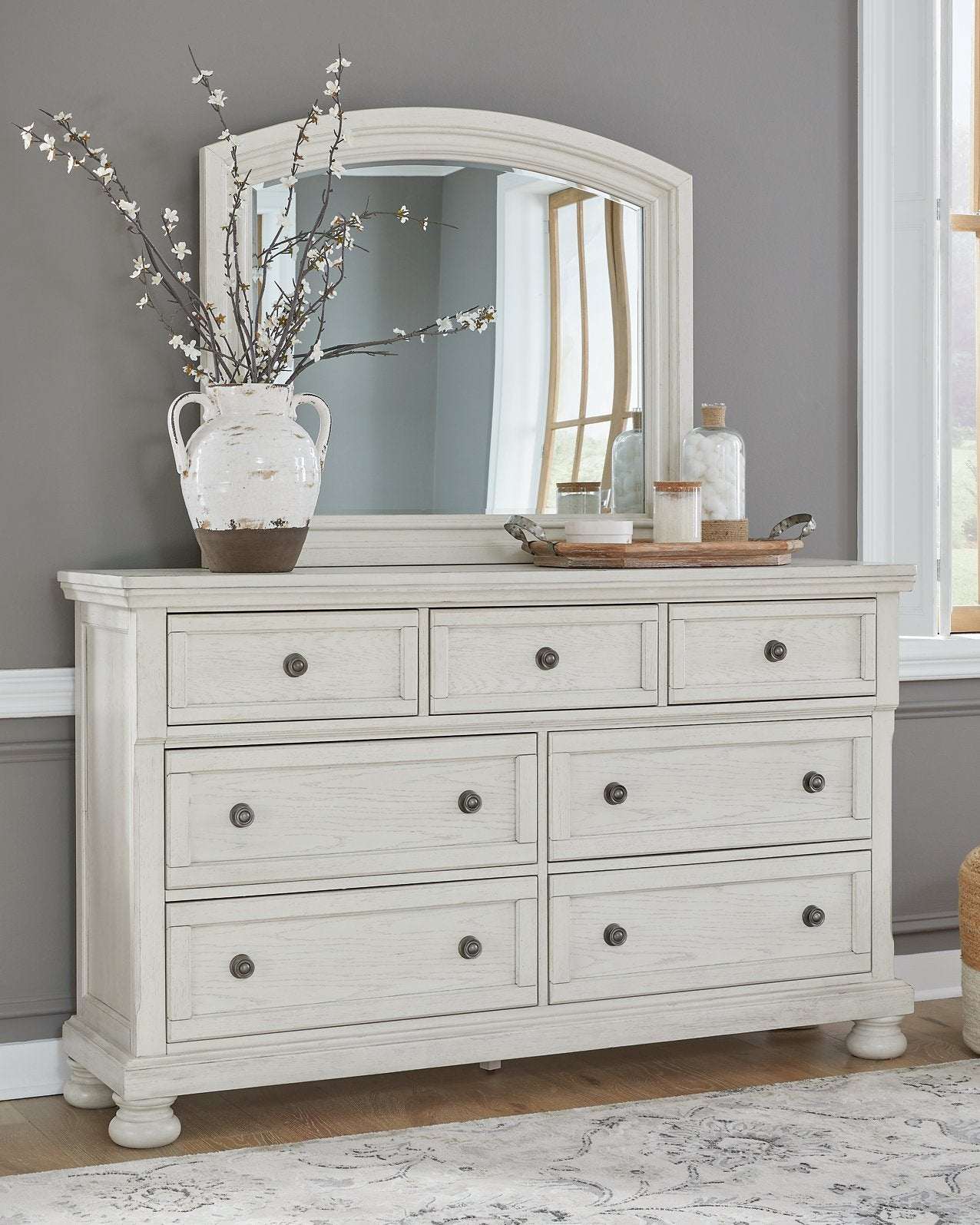 Robbinsdale Dresser and Mirror Half Price Furniture