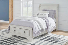 Robbinsdale Sleigh Storage Bed - Half Price Furniture