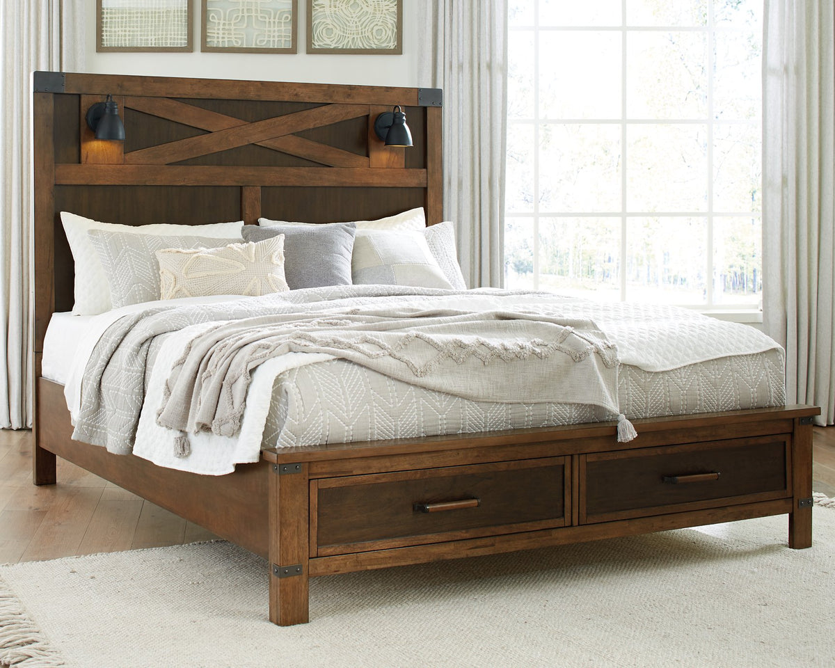 Wyattfield King Bed with Storage - Half Price Furniture