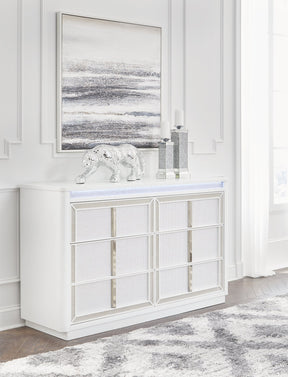Chalanna Dresser and Mirror Half Price Furniture