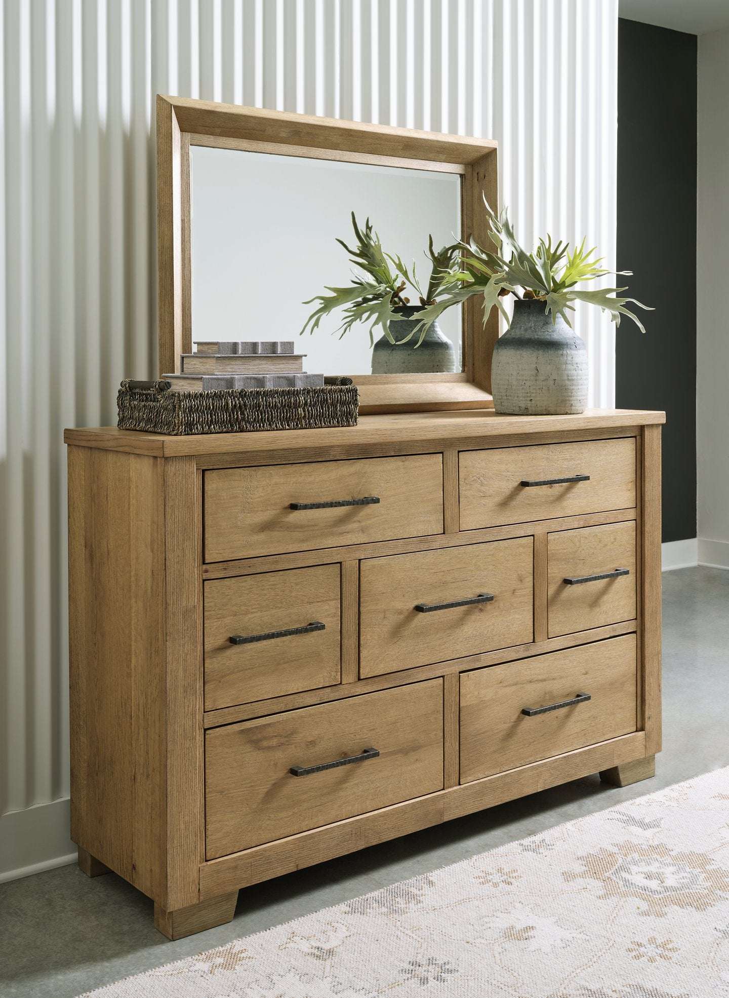 Galliden Dresser and Mirror Half Price Furniture