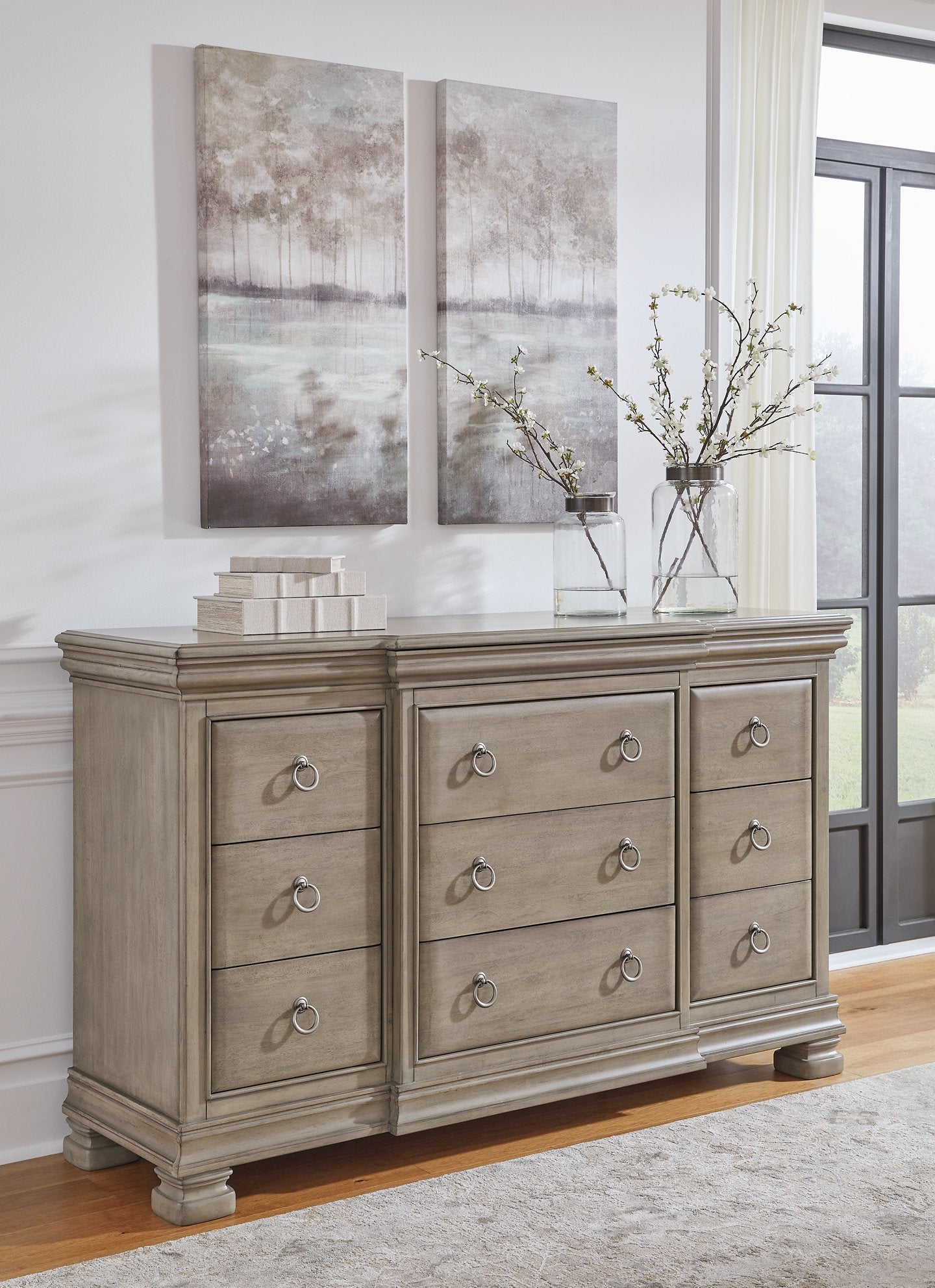 ash grey dresser 5 for Bedroom, 47" Tall Dresser, Vertical Drawer Dresser with Storage Freestanding, Wooden Closet Dresser for Living Room, Entryway Gray Protects clothes from moths and provides a fresh scent Diana - Modern Grey Ash