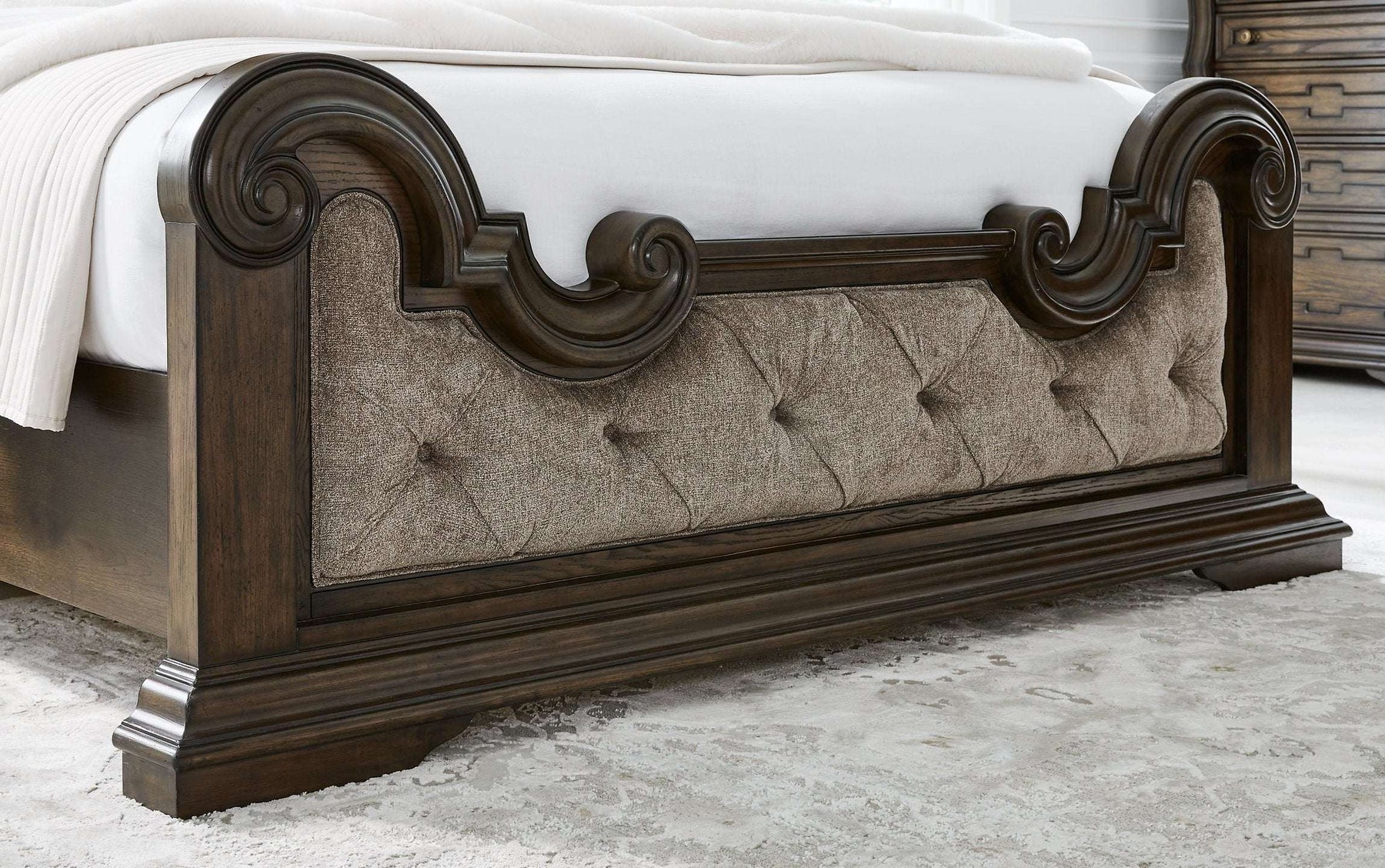 Maylee Upholstered Bed Half Price Furniture
