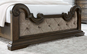 Maylee Upholstered Bed Half Price Furniture