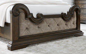 Maylee Upholstered Bed Half Price Furniture