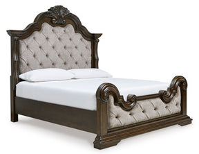 Maylee Upholstered Bed Half Price Furniture