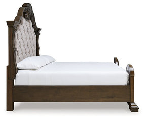 Maylee Upholstered Bed Half Price Furniture
