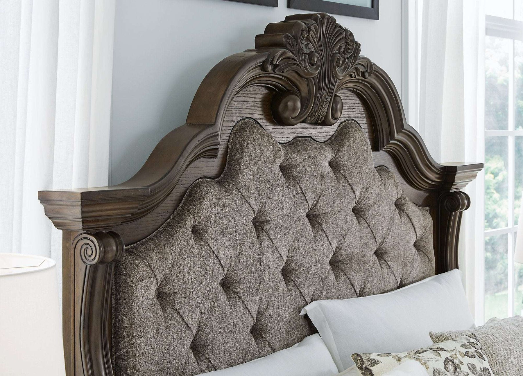 Maylee Upholstered Bed Half Price Furniture