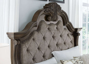 Maylee Upholstered Bed Half Price Furniture