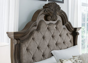 Maylee Upholstered Bed Half Price Furniture