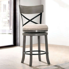 CLARENCE 24" Swivel Barstool - Barstool - Half Price Furniture