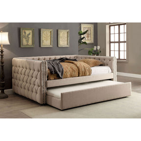 SUZANNE Ivory Twin Daybed - Daybed - Half Price Furniture