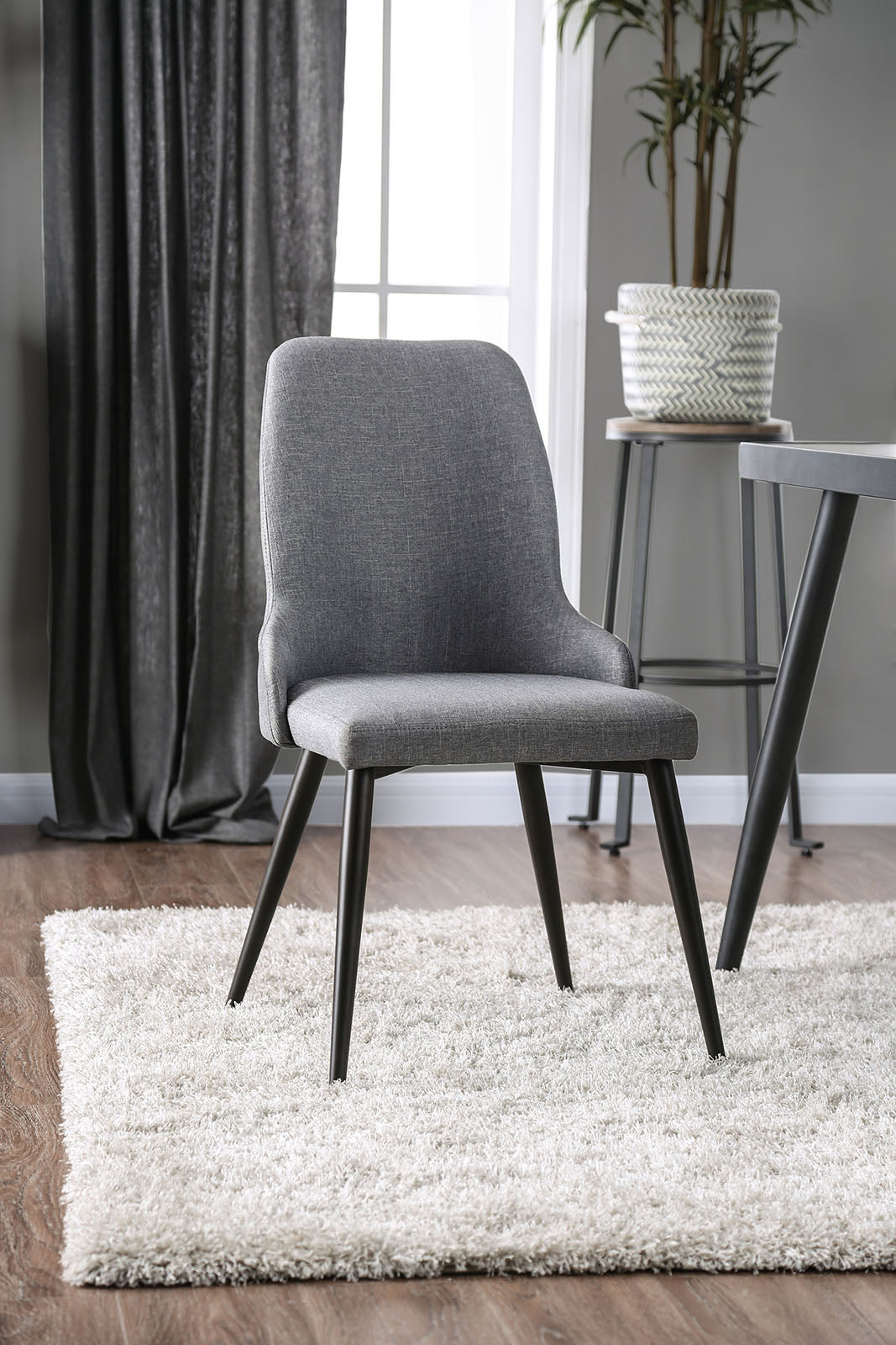 Vilhelm I Gray Side Chair (2/CTN) - Half Price Furniture