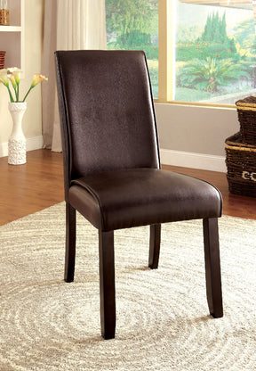 GLADSTONE I Dark Walnut Side Chair (2/CTN) - Dining Chair - Half Price Furniture