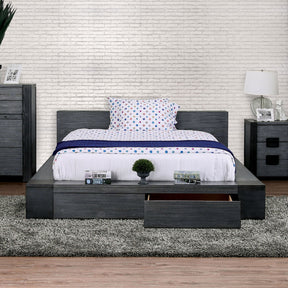 Janeiro Gray Cal.King Bed - Bed - Half Price Furniture