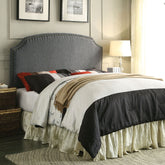HASSELT King Size H/B, Gray -K/D Leg Half Price Furniture