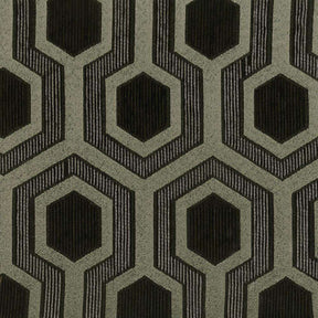 Jansen Hexagon Patterned Accent Chair Grey and Black - Accent Chair - Half Price Furniture