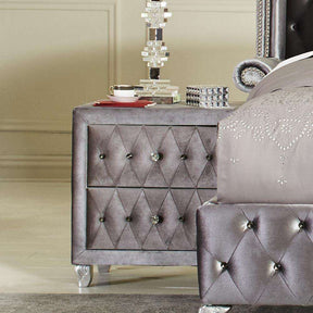 Deanna 2-drawer Rectangular Nightstand Grey - Half Price Furniture