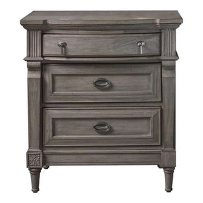 Alderwood 3-drawer Nightstand French Grey - Nightstand - Half Price Furniture