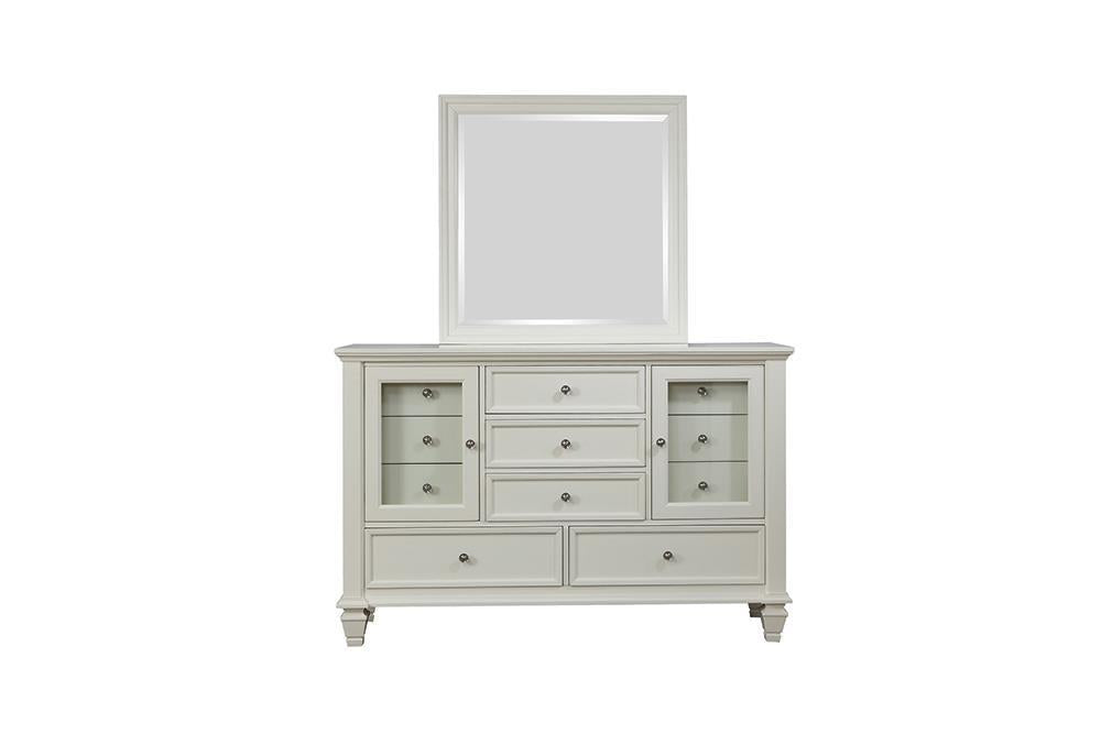 Sandy Beach 11-drawer Rectangular Dresser Cream White - Dresser - Half Price Furniture