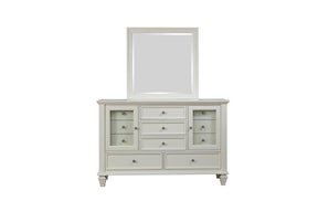 Sandy Beach 11-drawer Rectangular Dresser Cream White Sandy Beach 11-drawer Rectangular Dresser Cream White Half Price Furniture