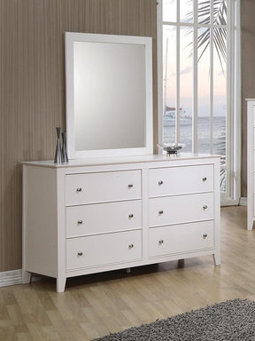Selena 6-drawer Dresser Cream White - Dresser - Half Price Furniture