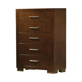 Jessica 5-drawer Chest Cappuccino - Chest - Half Price Furniture