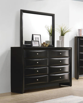 Briana Rectangular 8-drawer Dresser Black - Dresser - Half Price Furniture