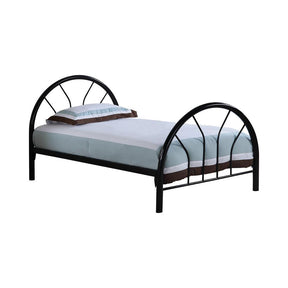 Marjorie Twin Platform Bed Black - Bed - Half Price Furniture