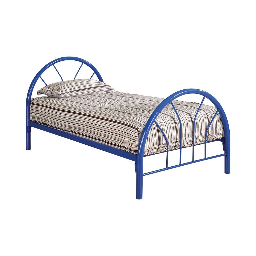 Marjorie Twin Platform Bed Blue  Half Price Furniture